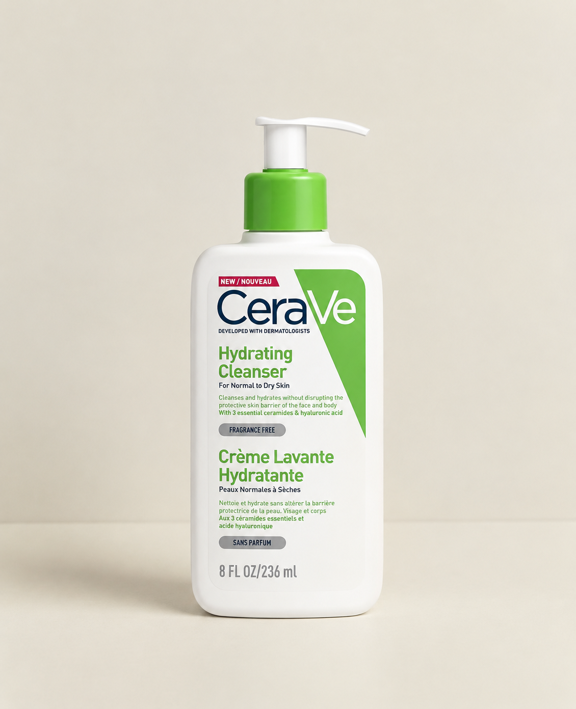 CeraVe Hydrating Cleanser for Normal to Dry Skin – 236ml